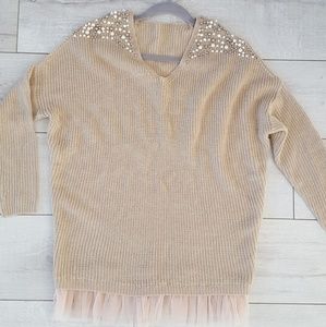 Pearl Embellished Sweater
